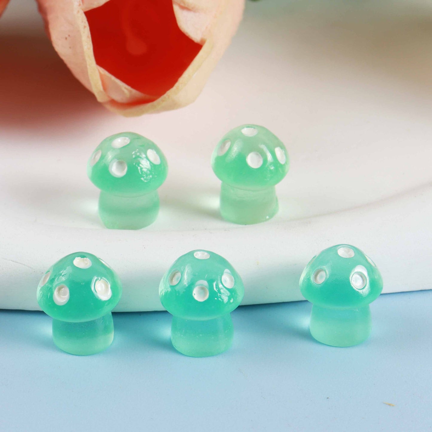 Fluorescent mushrooms