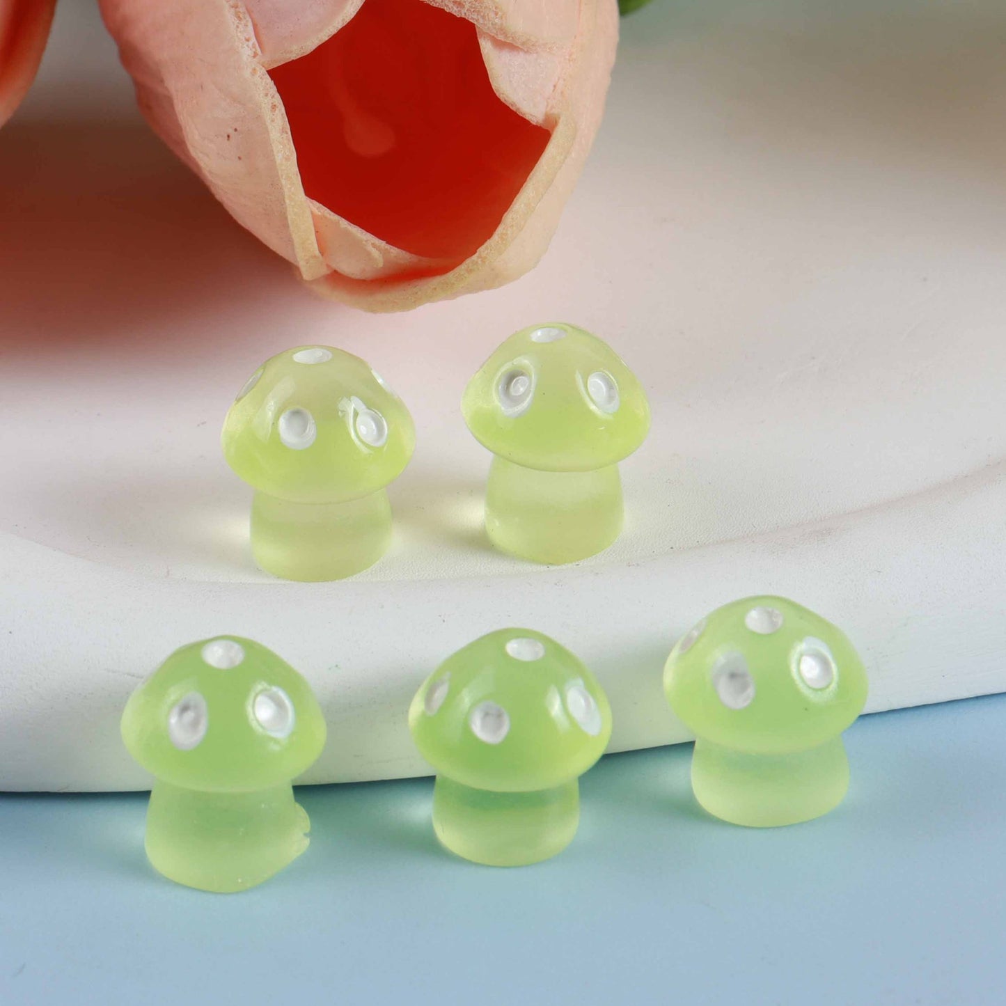 Fluorescent mushrooms
